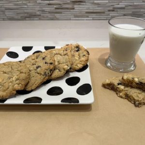 Dark Chocolate Oatmeal Chip Cookies