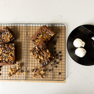 Chocolate Turtle Brownies