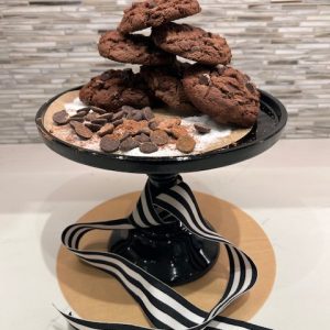 Crispy Double Chocolate Cookies