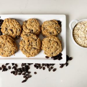 Oatmeal-Raisin Crisps Cookies