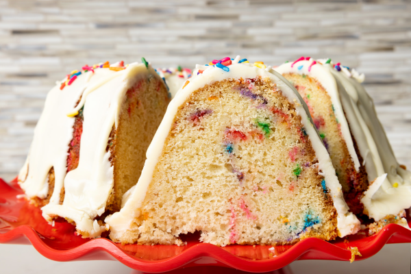 Funfetti Birthday Bundt with Vanilla Glaze