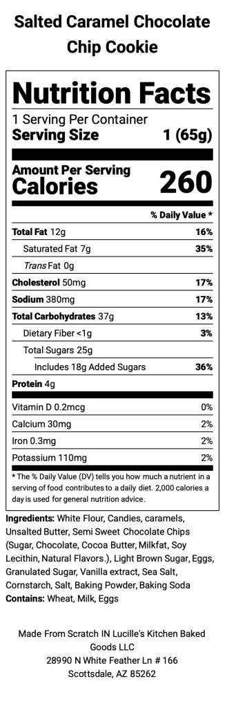Salted Caramel Chocolate Chip Cookies