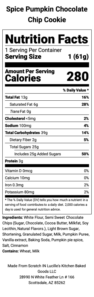 Spice Pumpkin Chocolate Chip Cookies